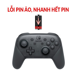 Tay Cầm Switch Pro Controller Lỗi Pin Ảo, Nhanh Hết Pin