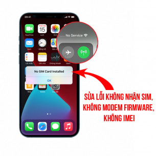iPhone 12 Pro Max Lỗi Không Nhận Sim, No iMei, No Modem Firmware