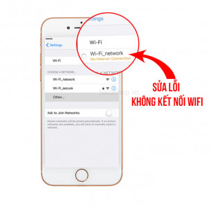 iPhone 8 Lỗi Không Kết Nối WiFi, No WiFi
