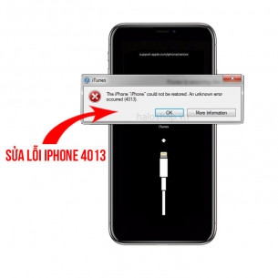 iPhone X Lỗi 4013