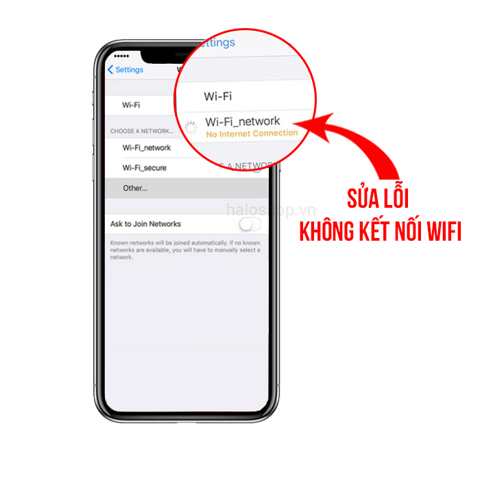 iPhone X Lỗi Không Kết Nối WiFi, No WiFi