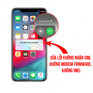 iPhone XS Max Lỗi Không Nhận Sim, No iMei, No Modem Firmware