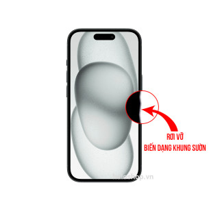 iPhone 15 Lỗi Rơi Rớt Cấn Móp Cong Khung Sườn