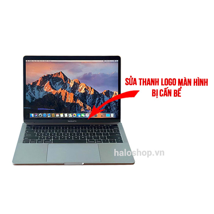 MacBook Pro 15 Model A1707 Lỗi Thanh Logo Màn Hình Bị Cấn Bể