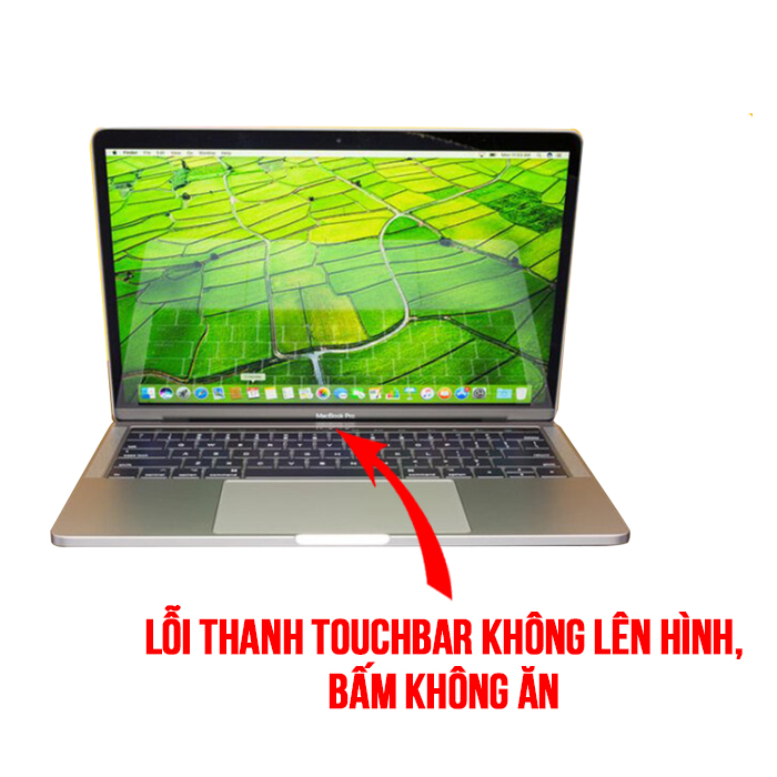 MacBook Pro 13" Model A1989 Lỗi Thanh Touchbar Không Lên Hình, Bấm Không Ăn