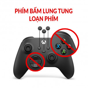 Tay Cầm XBox Phím Bấm Lung Tung, Loạn Phím