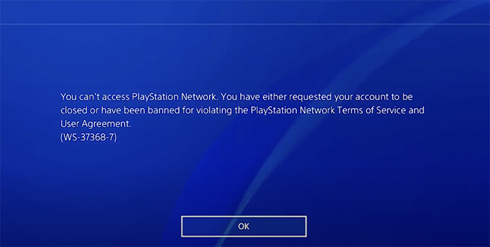 Làm gì khi PSN và máy game PS5 hay PS4 bị ban